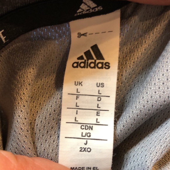 ADIDAS Men’s Gray T-shirt Size Large - Picture 5 of 8